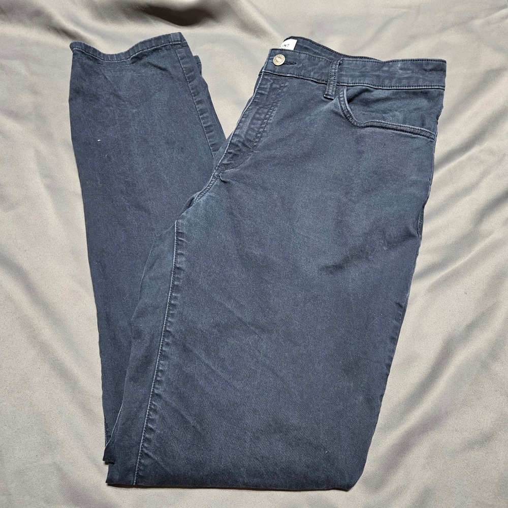 Flint and Tinder 365 Pant Athletic Tapered Washed Navy Blue Mens 36x34 Chinos